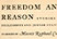 Freedom & Reason